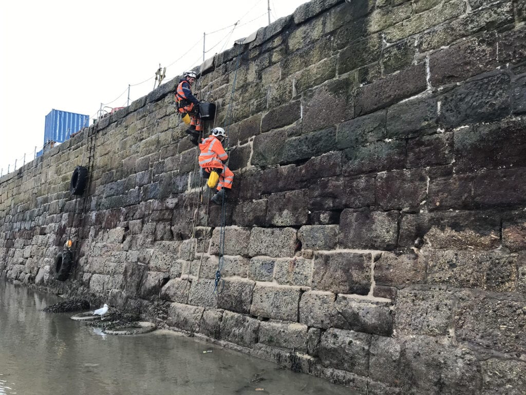 vector rope access technicianPointing Harbour Wall