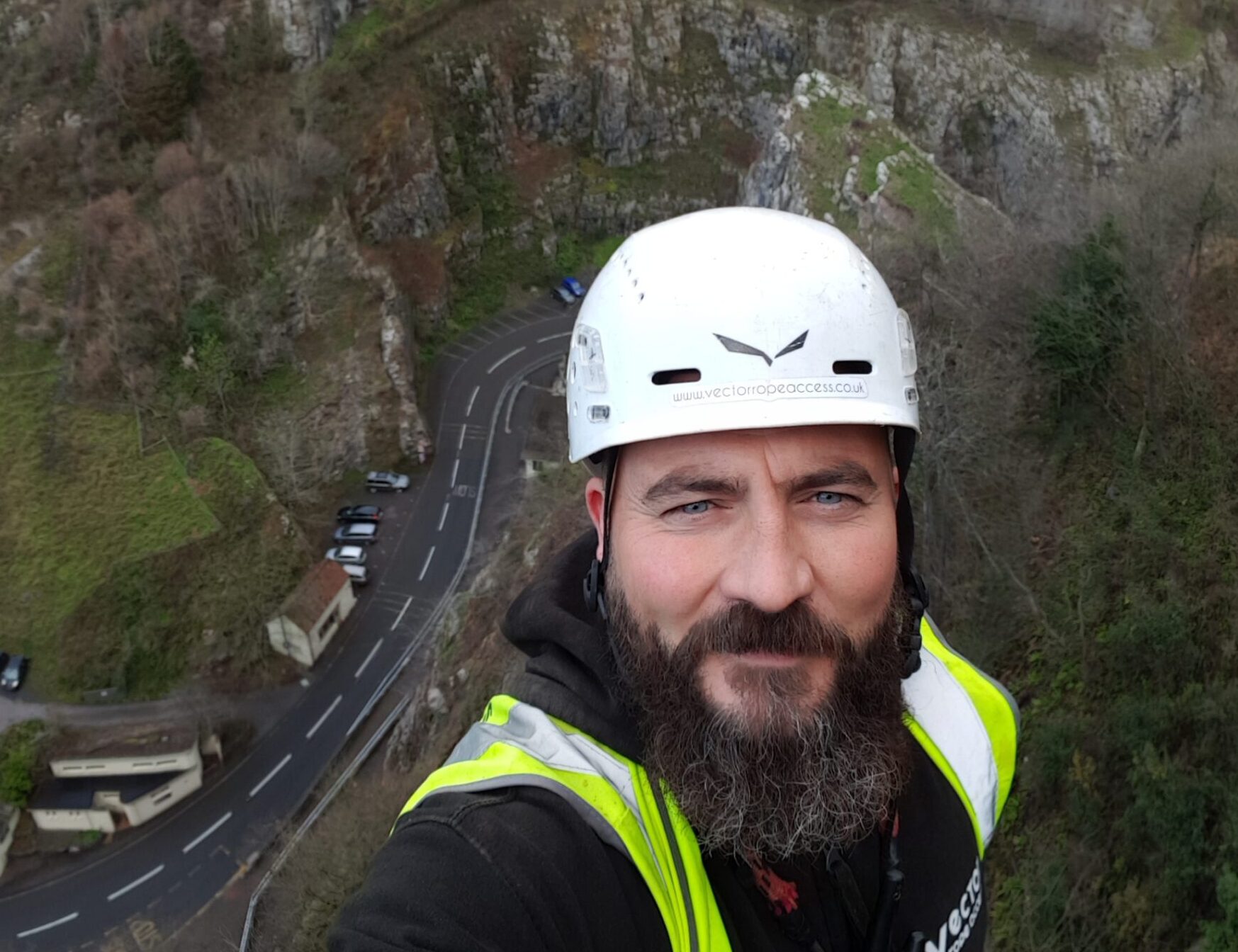 Johnny Hunbt Cheddar Gorge Rope Access