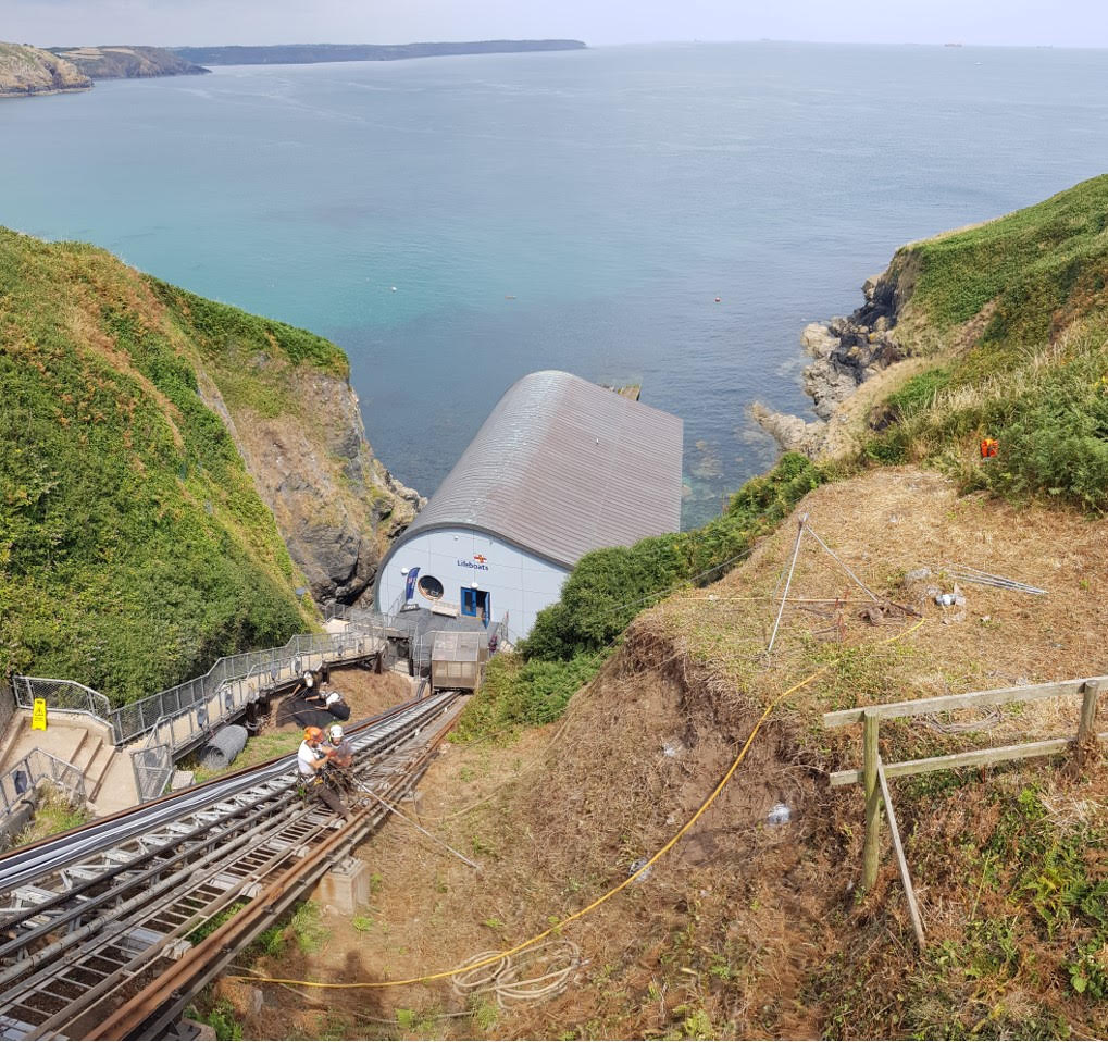 Geotechnical works atLizard Lifeboat Station